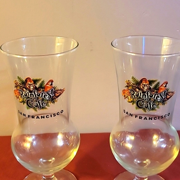 Rainforest Of America Collector Drink Glasses Beer Souvenirs, San Francisco - Picture 3 of 4
